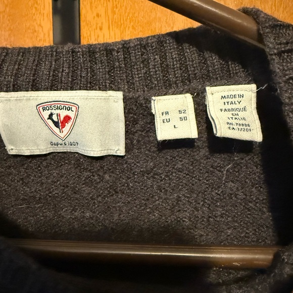 Rossignol Men's Classic Black Pea Coat - Picture 2 of 6